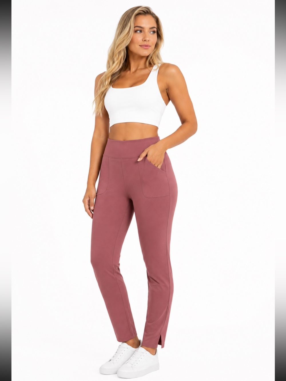 32 Degrees Cool Pink High Rise Leggings Soft Stretch Activewear Yoga Pants  - XL